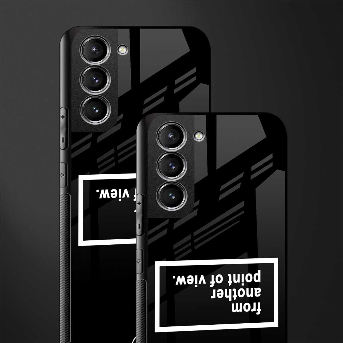 point of view black edition glass case for samsung galaxy s21 fe 5g image-2