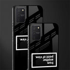 point of view black edition glass case for samsung galaxy a91 image-2
