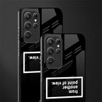 point of view black edition glass case for samsung galaxy s22 ultra 5g image-2