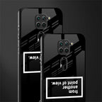 point of view black edition glass case for redmi note 9 image-2