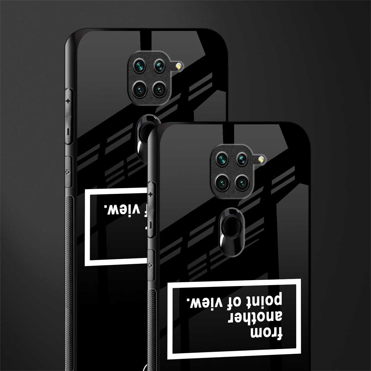 point of view black edition glass case for redmi note 9 image-2