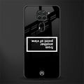 point of view black edition glass case for redmi note 9 image