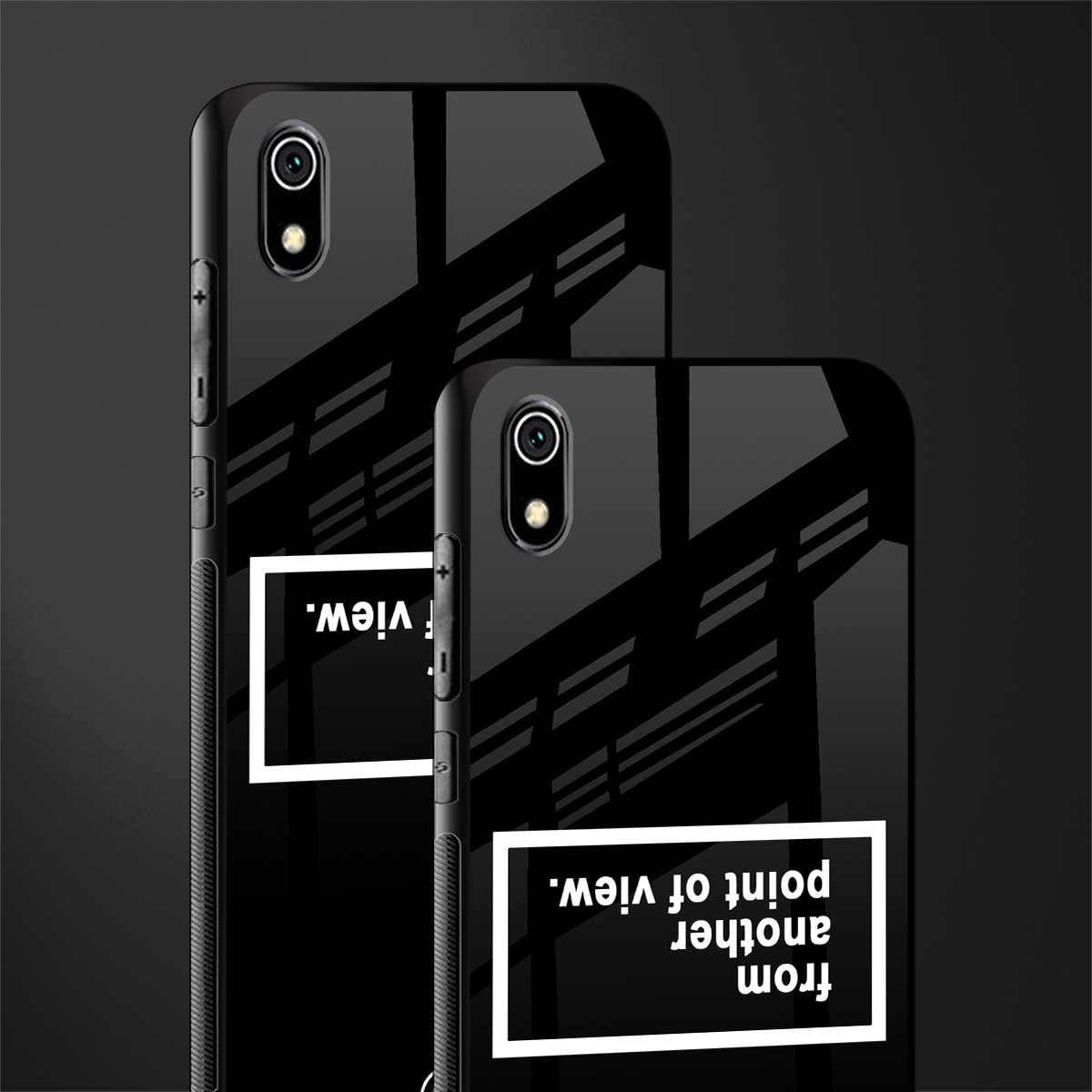 point of view black edition glass case for redmi 7a image-2