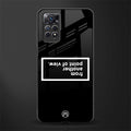 point of view black edition glass case for redmi note 11 pro image