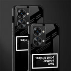 point of view black edition glass case for phone case | glass case for oneplus nord 2t 5g