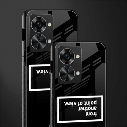 point of view black edition glass case for phone case | glass case for oneplus nord 2t 5g