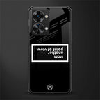 point of view black edition glass case for phone case | glass case for oneplus nord 2t 5g