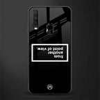 point of view black edition glass case for vivo y17 image