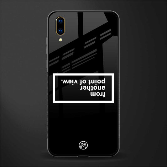 point of view black edition glass case for vivo v11 pro image