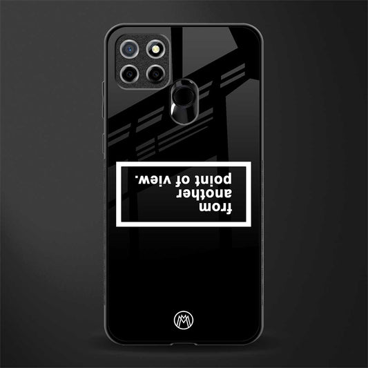 point of view black edition glass case for realme narzo 20 image