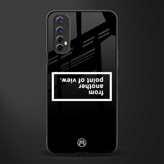 point of view black edition glass case for realme 7 image
