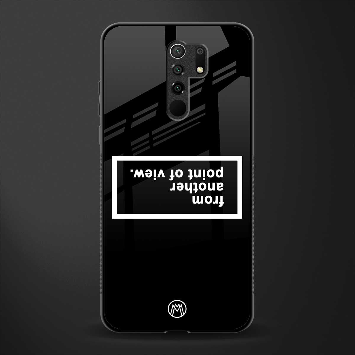 point of view black edition glass case for poco m2 image