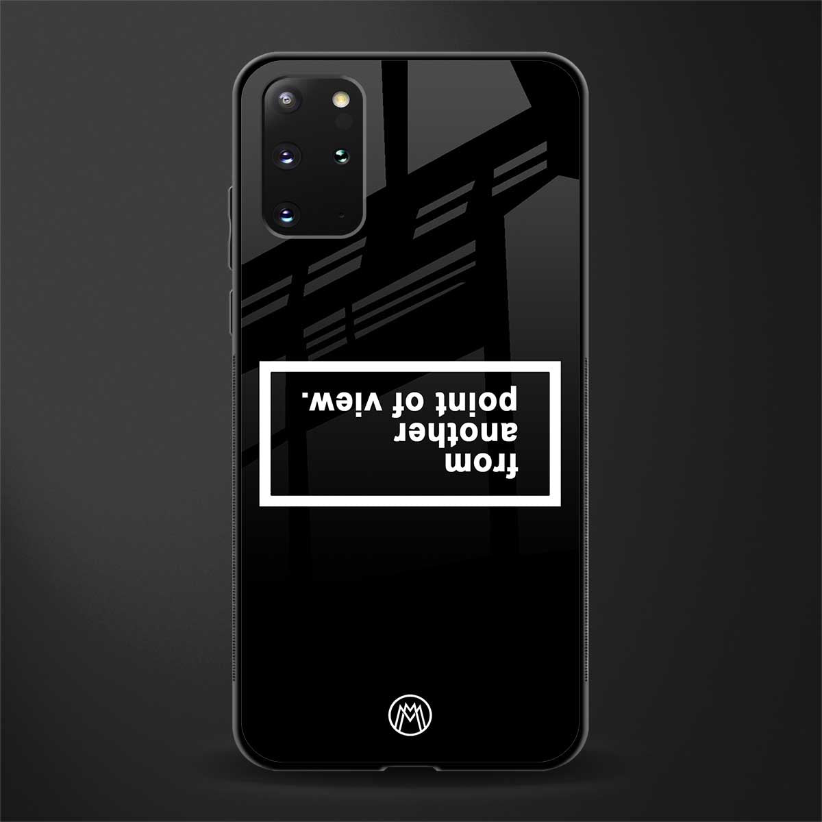 point of view black edition glass case for samsung galaxy s20 plus image