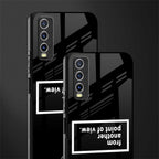 point of view black edition glass case for vivo y20 image-2