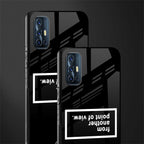 point of view black edition glass case for vivo v17 image-2