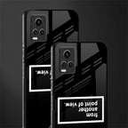 point of view black edition glass case for vivo v20 image-2