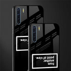 point of view black edition glass case for oppo f15 image-2