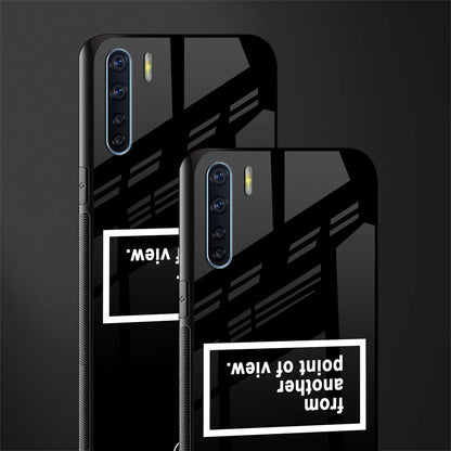 point of view black edition glass case for oppo f15 image-2