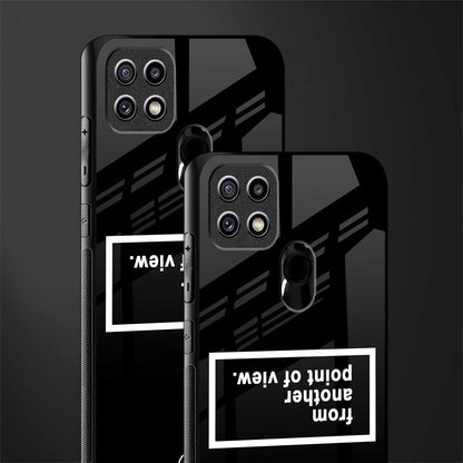 point of view black edition glass case for oppo a15s image-2