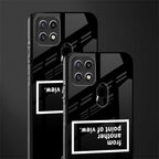 point of view black edition glass case for oppo a15 image-2