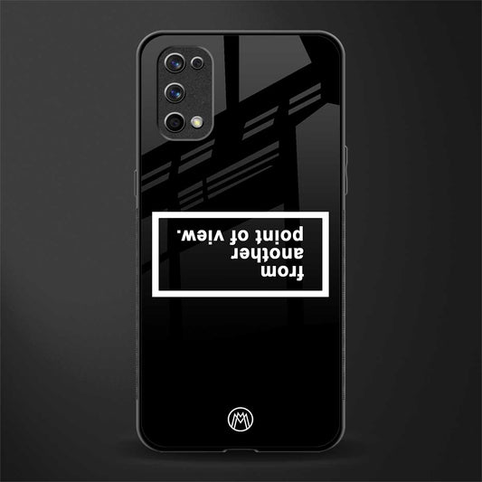 point of view black edition glass case for realme 7 pro image