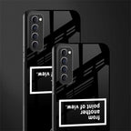 point of view black edition glass case for oppo reno 4 pro image-2