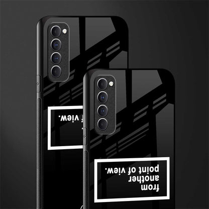point of view black edition glass case for oppo reno 4 pro image-2