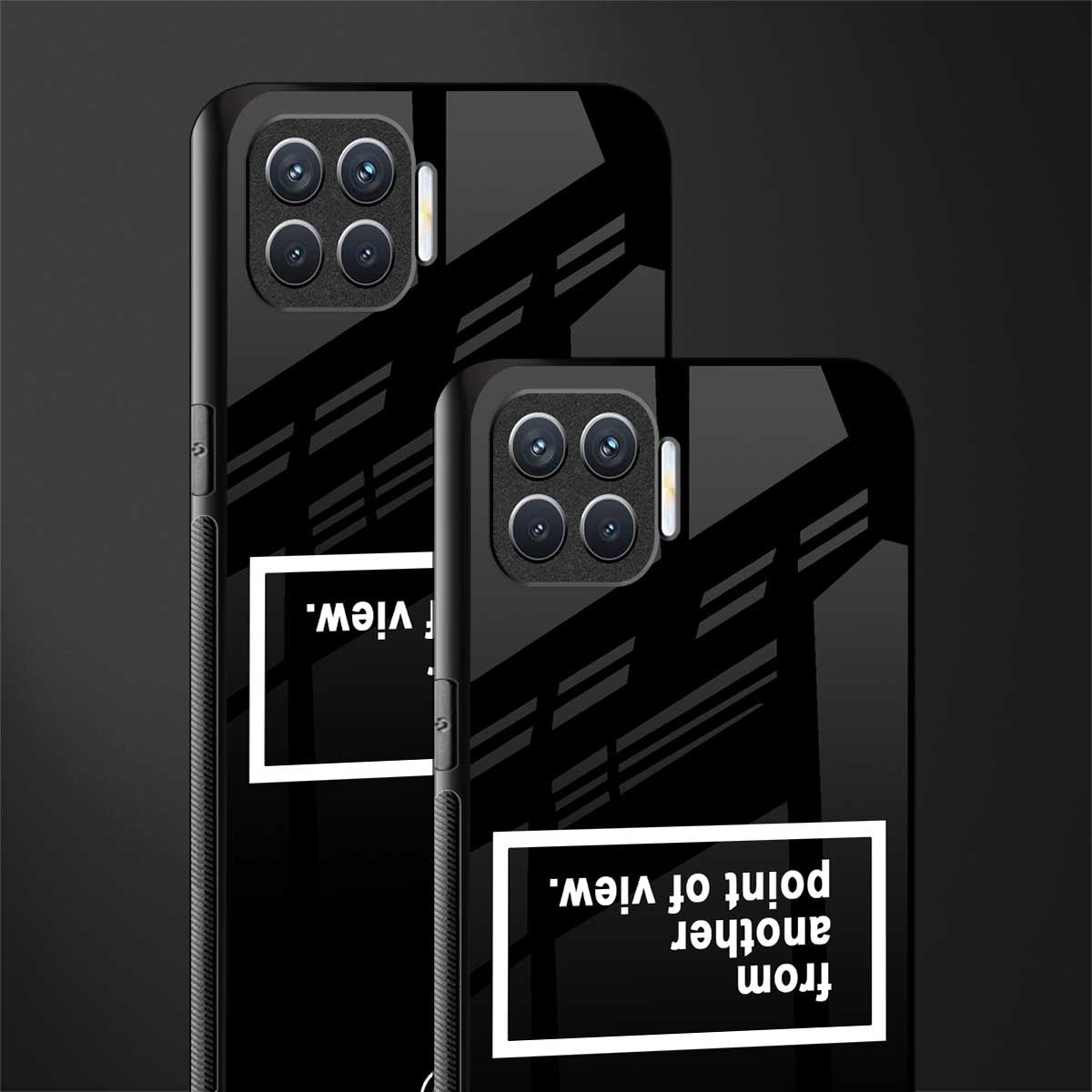 point of view black edition glass case for oppo f17 pro image-2