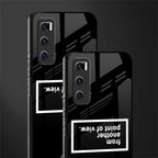 point of view black edition glass case for vivo v20 se image-2