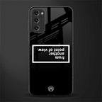 point of view black edition glass case for samsung galaxy s20 fe image