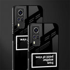 point of view black edition glass case for vivo y53s image-2