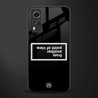 point of view black edition glass case for vivo y31 image