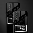 point of view black edition glass case for redmi 9 power image-2
