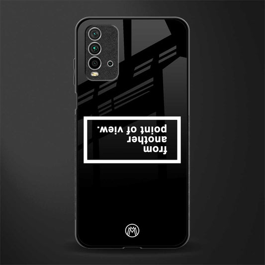 point of view black edition glass case for redmi 9 power image