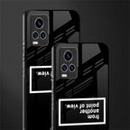 point of view black edition glass case for vivo v20 pro image-2