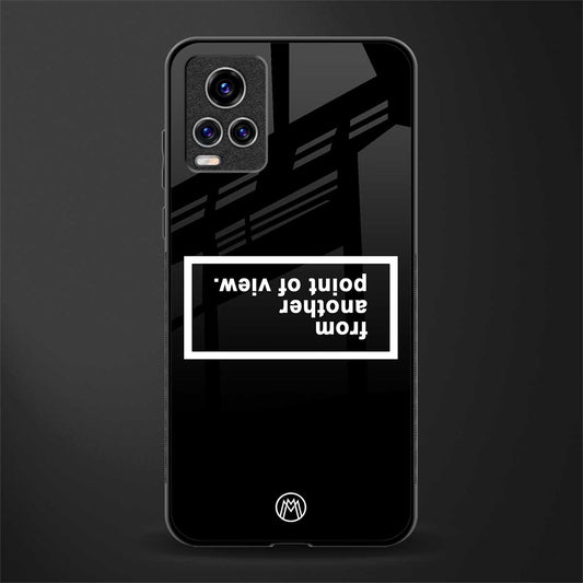 point of view black edition glass case for vivo v20 pro image