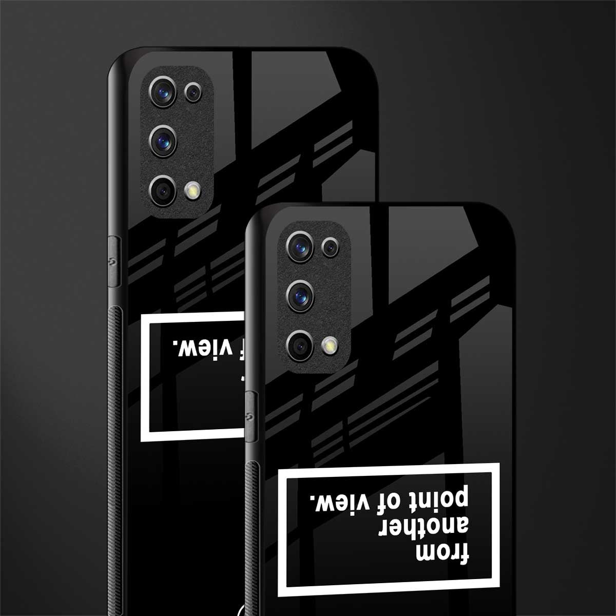 point of view black edition glass case for realme x7 pro image-2