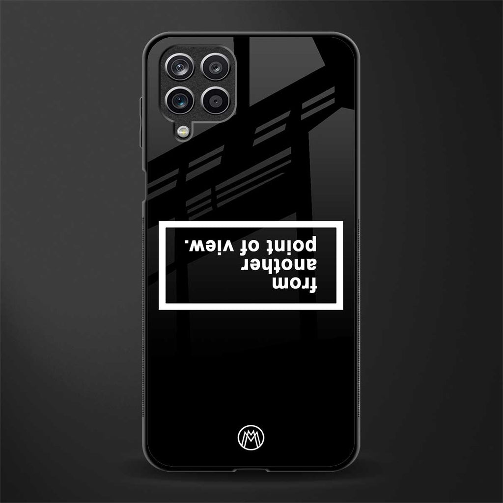 point of view black edition glass case for samsung galaxy m12 image