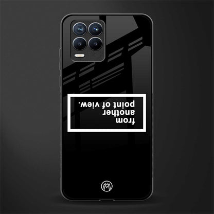 point of view black edition glass case for realme 8 4g image
