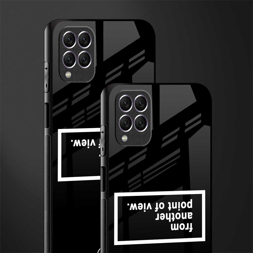 point of view black edition glass case for samsung galaxy f62 image-2