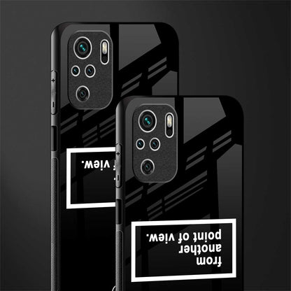 point of view black edition glass case for redmi note 10 image-2