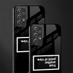 point of view black edition glass case for samsung galaxy a52 image-2