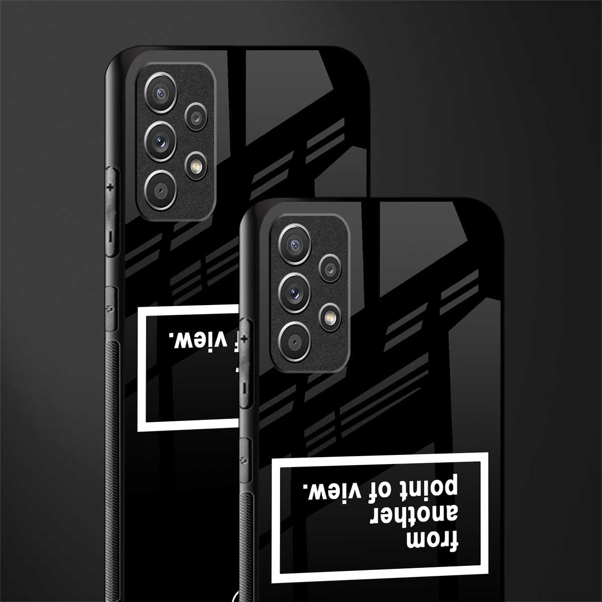 point of view black edition glass case for samsung galaxy a52 image-2
