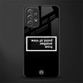 point of view black edition glass case for samsung galaxy a52s 5g image