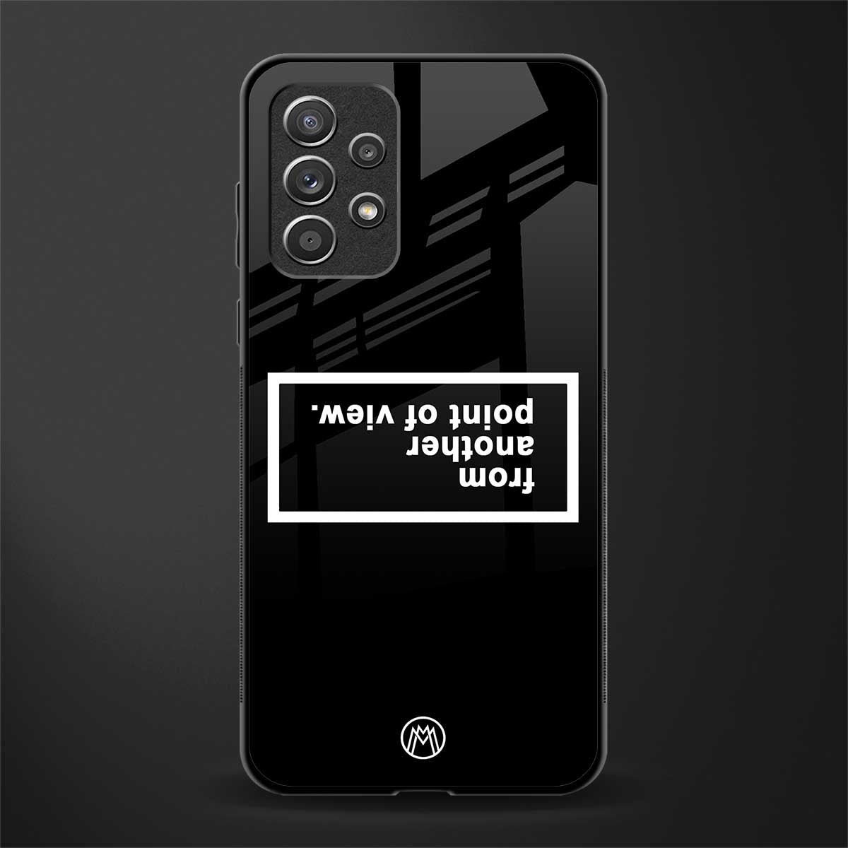 point of view black edition glass case for samsung galaxy a52s 5g image