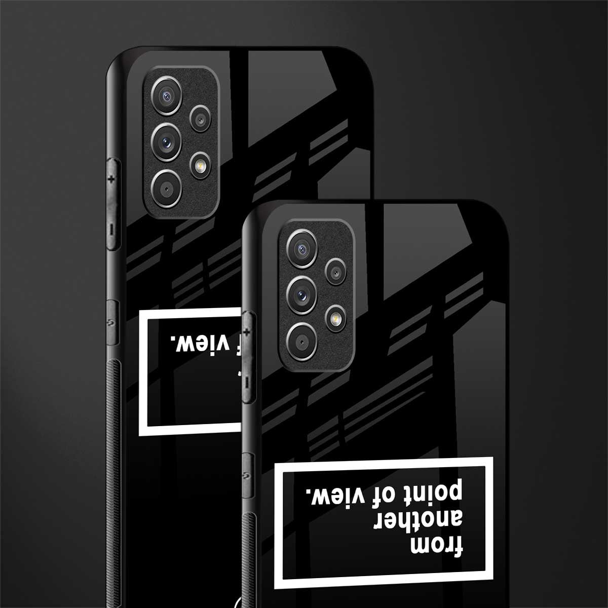 point of view black edition glass case for samsung galaxy a32 4g image-2