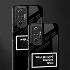 point of view black edition glass case for redmi note 10 pro max image-2