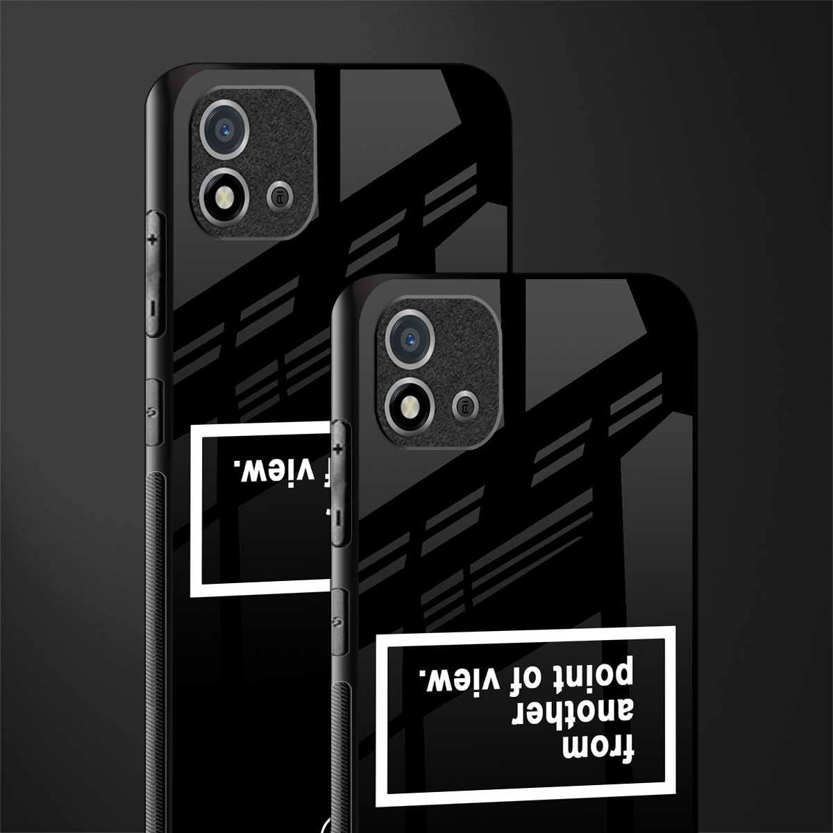 point of view black edition glass case for realme c20 image-2