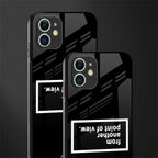 point of view black edition glass case for iphone 12 mini image-2