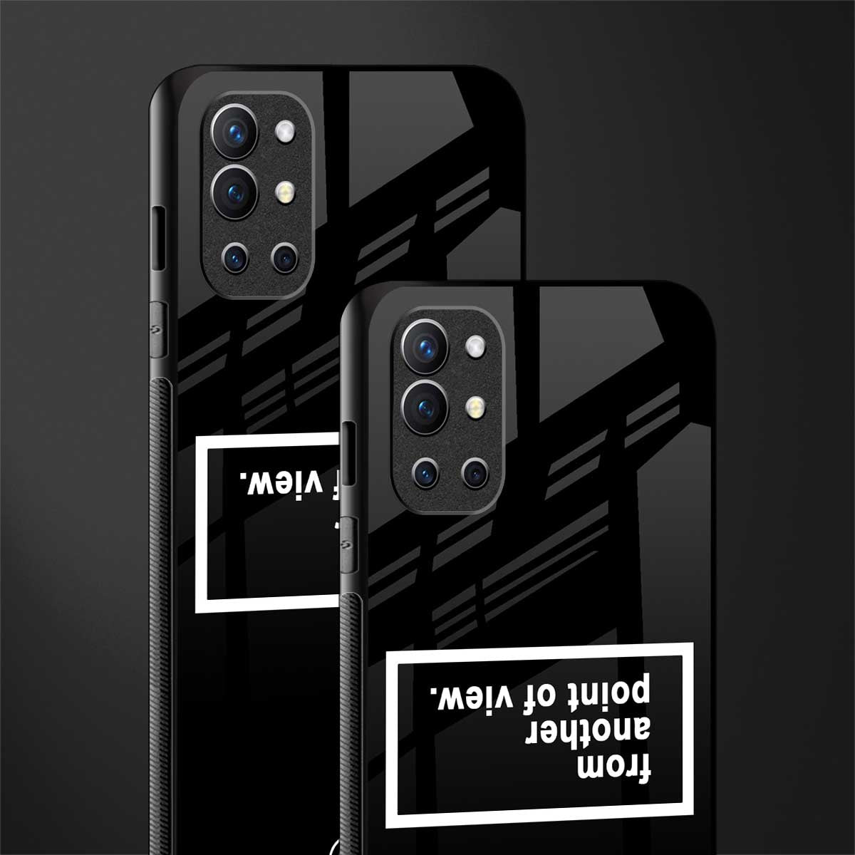 point of view black edition glass case for oneplus 9r image-2